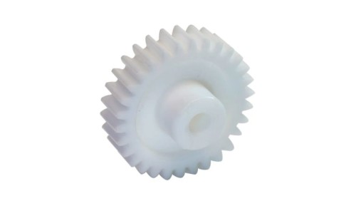Koło zębate walcowe, moduł: 2, l.zębów: 12, śr. piasty: 18.5mm, śr. otworu: 8mm