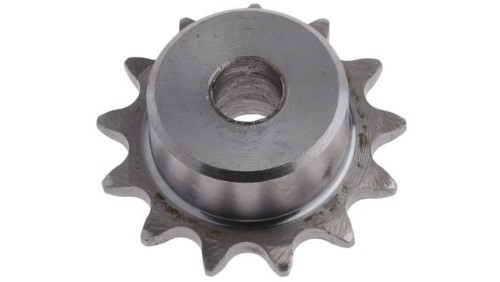 Koło łańcuchowe drabinkowe, 10 zębów, Pilot, śr otworu: 8mm, śr toczna: 25.89mm, Stal