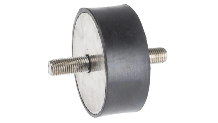 Mocowanie antywstrząsowe, M16, Ø 100mm, materiał: Guma naturalna 55Shore A, RS PRO