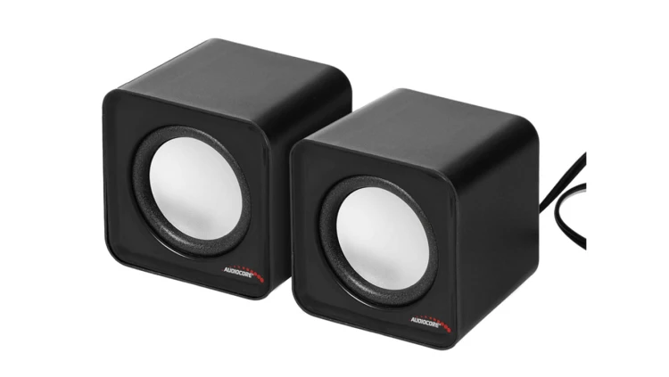 Głośniki komputerowe 6W USB SilveriBlack Audiocore AC870 B AC870
