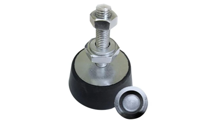 Mocowanie antywibracyjne, M8, Ø 49mm, H 20mm, 65, materiał: Guma naturalna 65 Shore A, RS PRO