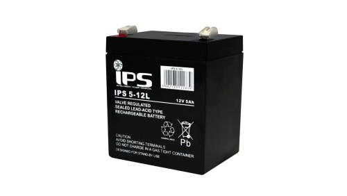 IPS 5-12L Akumulator AGM 12V 5Ah 6-9lat