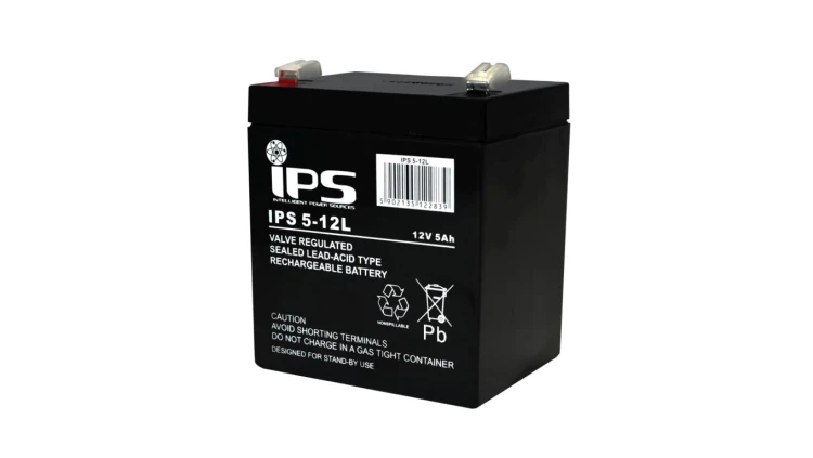IPS 5-12L Akumulator AGM 12V 5Ah 6-9lat