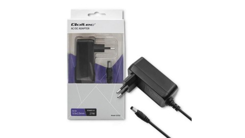Qoltec Zasilacz wtyczkowy 27W 9V 3A 5.5*2.5