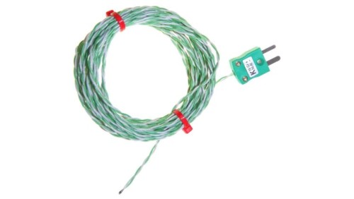 Termopara typ K do +250C kabel 3m, Teflon PFA EN 60584-3:2008, IEC 584-3