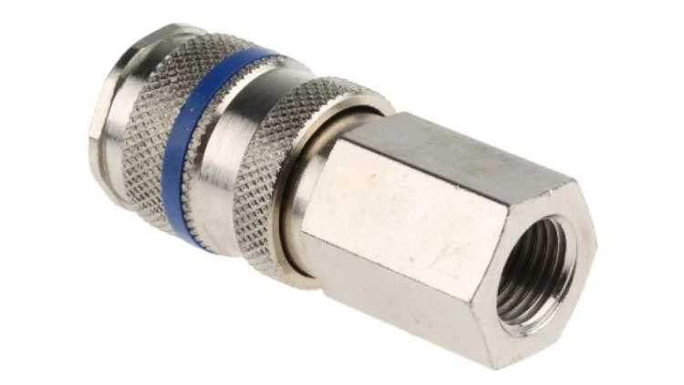 Szybkozłączka pneumatyczna, materiał Stal, złącze G 1/4 żeńskie, RS PRO CEJN 320, JWL 520, JWL 530, Legris, Parker PEF,
