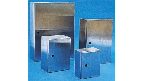 Szafka ścienna rozdzielcza, materiał: Stal nierdzewna typu 304, IP66, 400 x 300 x 200mm, RS PRO