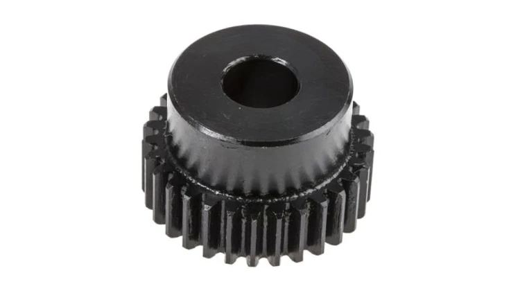 Koło zębate walcowe, moduł: 1, l.zębów: 40, śr. piasty: 14mm, śr. otworu: 6mm, Stal