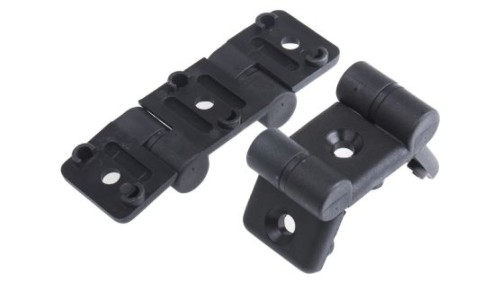 Zawias drzwiowy, typ: Zawias plastikowy, RS Structural System, rozpórka: 40 mm, rowek: 8mm