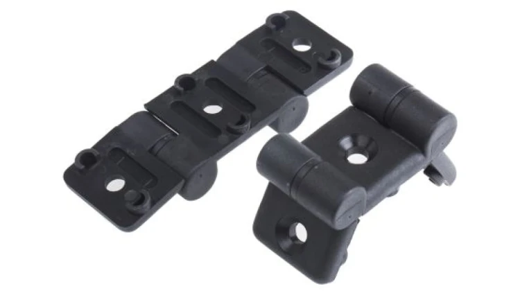 Zawias drzwiowy, typ: Zawias plastikowy, RS Structural System, rozpórka: 40 mm, rowek: 8mm