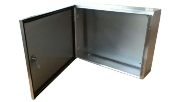Szafka ścienna rozdzielcza, materiał: Stal nierdzewna typu 304, IP66, 480 x 480 x 240mm, RS PRO