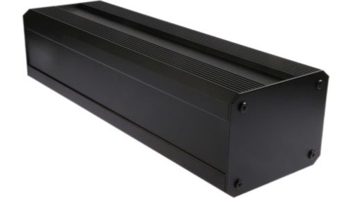 Obudowa radiatora Czarny IP40, 400 x 100 x 130mm, RS PRO