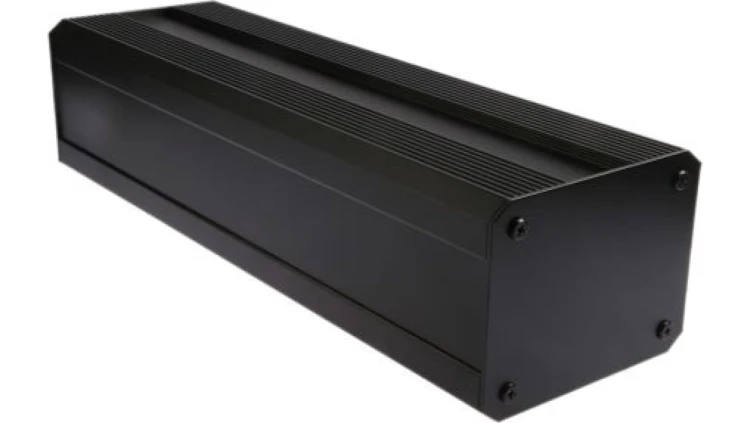 Obudowa radiatora Czarny IP40, 400 x 100 x 130mm, RS PRO