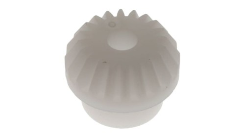 Przekładnia kątowa, POM, zęby: 20, Ścięte, skok: 0.5mm, kąt: 20, otwór: 3mm, 110 → 120HRR