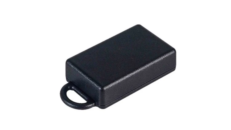 Obudowa do urządzeń przenośnych, IP54, 53 x 33 x 15mm, materiał: ABS, kolor: Czarny, z miejscem na klawiaturę, RS PRO