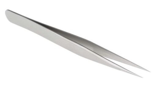 Pęseta, dł. 110, antymagnetyczna, materiał: Stal nierdzewna, RS PRO