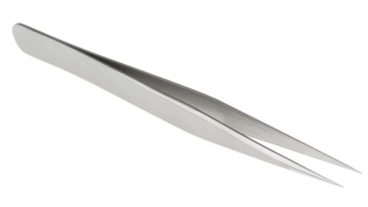 Pęseta, dł. 110, antymagnetyczna, materiał: Stal nierdzewna, RS PRO