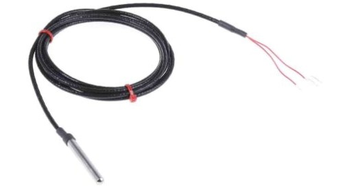 Termopara typ PT 100, -50C do +250C 50mm kabel 2m, Stal nierdzewna