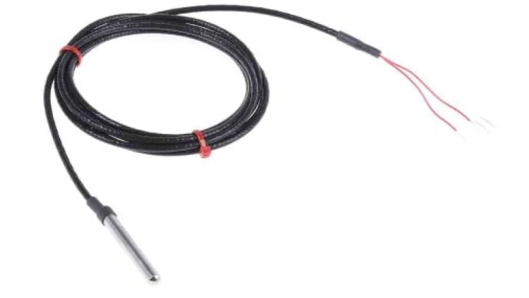 Termopara typ PT 100, -50C do +250C 50mm kabel 2m, Stal nierdzewna