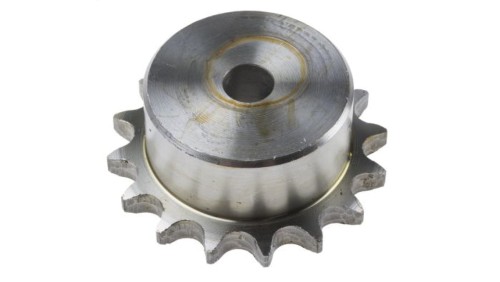 Koło łańcuchowe drabinkowe, 16 zębów, 08B-1, Pilot, śr otworu: 12mm, śr toczna: 65.1mm, Stal