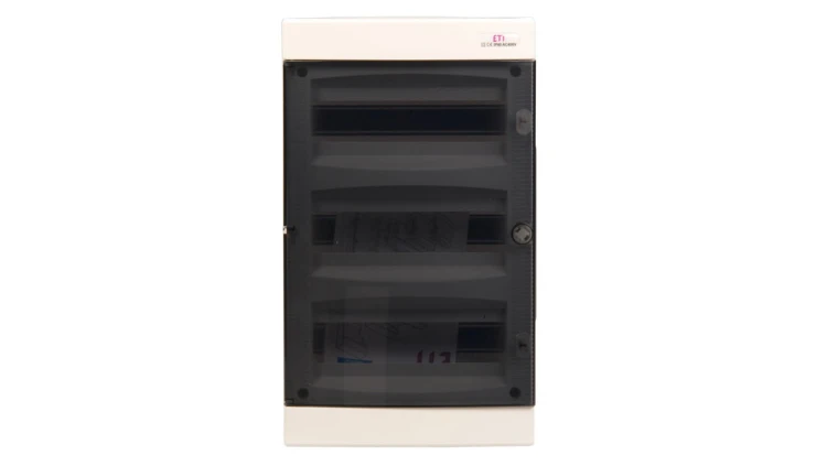 Rozdzielnica modułowa 3x12 podtynkowa /transparentna/ IP40 ECM36PT-S DIDO 001101076