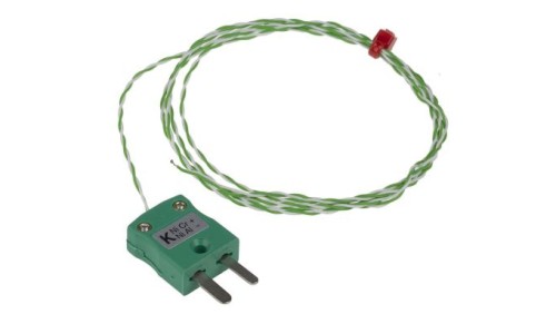 Termopara typ K do +250C 1m kabel 1m IEC