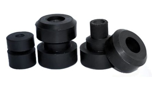 Mocowanie antywibracyjne, M10, Ø 32mm, H 32mm, 51, materiał: Guma chloroprenowa 50 Shore A, RS PRO