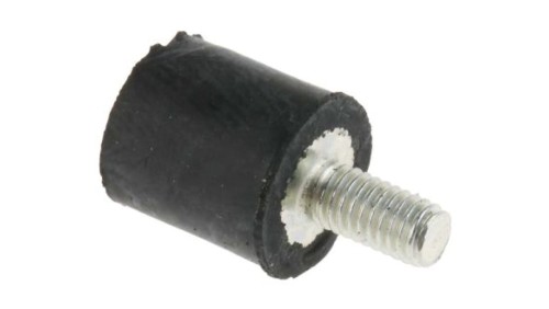 Nóżka z gwintem, M3, Ø 8mm, materiał: Guma naturalna 60Shore A, RS PRO