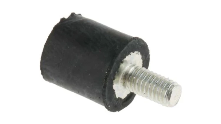 Nóżka z gwintem, M3, Ø 8mm, materiał: Guma naturalna 60Shore A, RS PRO