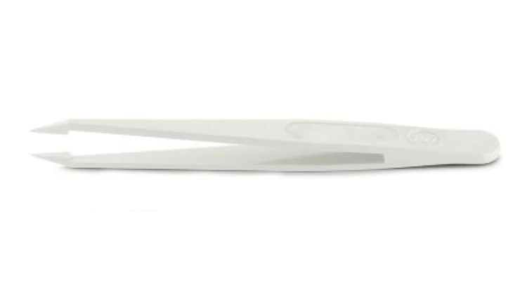 Pęseta, dł. 115 707.DG, materiał: Plastik Delrin, RS PRO