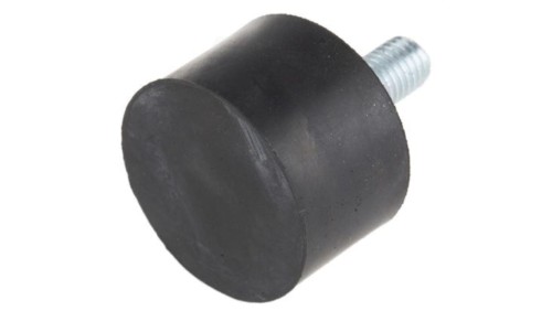 Nóżki antywibracyjne, M10, Ø 50mm, materiał: Stal nierdzewna 55Shore A, RS PRO