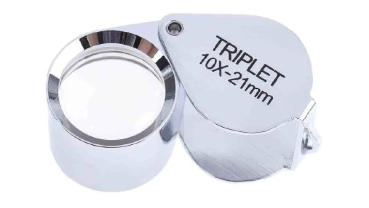 Szkło powiększające, typ: Ręczna lupa, powiększenie: 10, śr.: 21mm