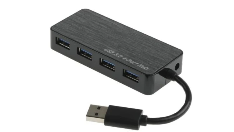 Hub USB USB 3.0 4 Magistrala USB USB A, RS PRO