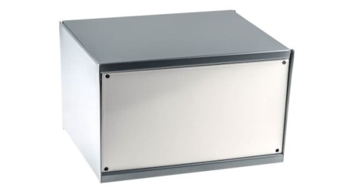Obudowa urządzeń elektronicznych, Stal walcowana na zimno, Szary, 254 x 197 x 159mm, RS PRO