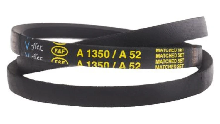 Pas napędowy, profil A, materiał: PET, guma, 13mm x 8mm x 1.32m, RS PRO