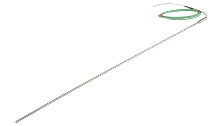 Termopara typ K do +1100C 500mm kabel 1m, Stal nierdzewna IEC