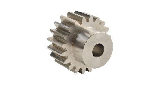 Koło zębate walcowe, moduł: 1, l.zębów: 12, śr. piasty: 9mm, śr. otworu: 5mm, Stal