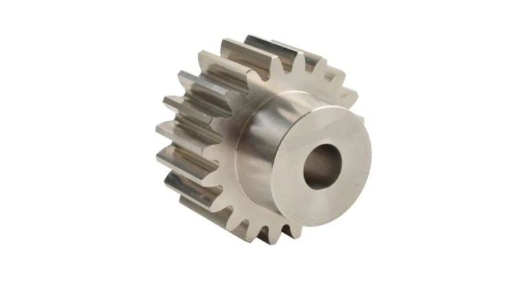 Koło zębate walcowe, moduł: 1, l.zębów: 12, śr. piasty: 9mm, śr. otworu: 5mm, Stal