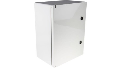 Szafka ścienna rozdzielcza Szary, materiał: ABS, IP65, 400 x 300 x 195mm, RS PRO