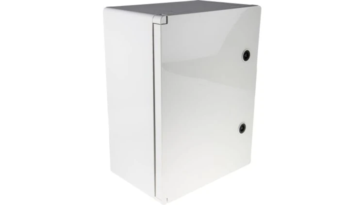 Szafka ścienna rozdzielcza Szary, materiał: ABS, IP65, 400 x 300 x 195mm, RS PRO