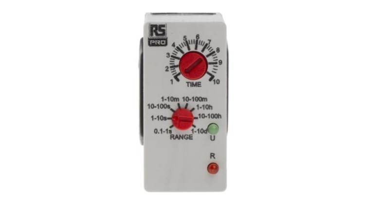 Timer Relay 1 funkcyjny DPDT DPDT 12 → 240V ac/dc