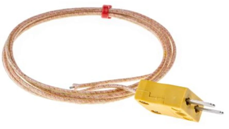 Termopara typ K do +350C 1m kabel 1m ANSI