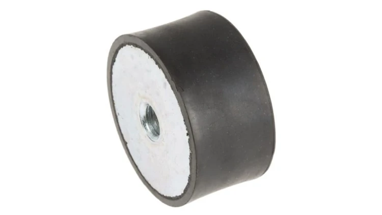 Mocowanie antywstrząsowe, M10, Ø 50mm, materiał: Guma naturalna 60Shore A, RS PRO