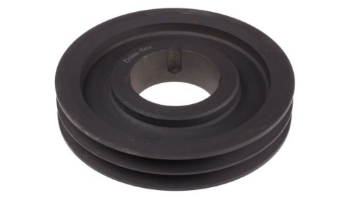 Krążek, śr. całkowita: 185.5mm, śr. otworu: 50mm, l. rowków: 2, Żeliwo, stal