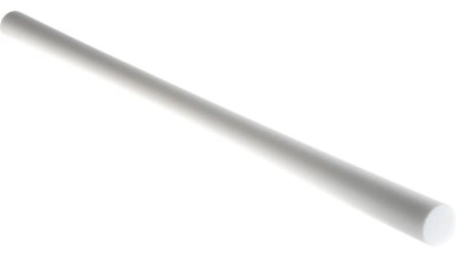Pręt z fluorowego tworzywa sztucznego PTFE, Ø 25mm x 500mm, kolor: Nieprzezroczyste