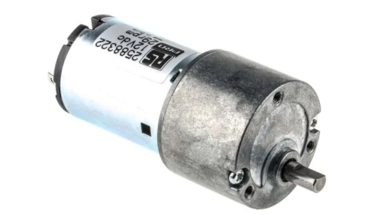 Motoreduktor DC, 29 obr/min., 30 Ncm, RS PRO