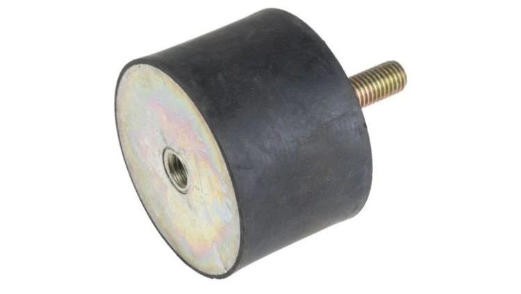 Mocowanie antywstrząsowe, M12, Ø 75mm, materiał: Guma naturalna 45Shore A, RS PRO