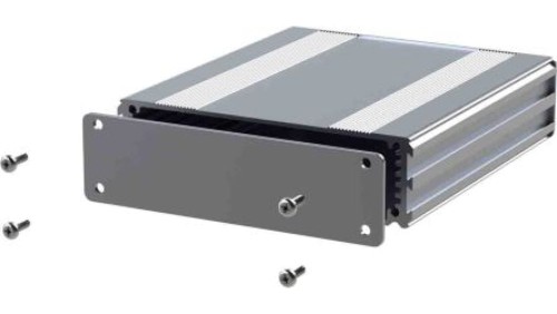 Obudowa urządzeń elektronicznych, aluminiowa, Srebrny, 220 x 108.5 x 30mm, RS PRO