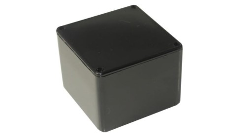Obudowa ogólnego użytku Czarny IP54, 55 x 55 x 42mm, RS PRO Obudowa Profilowana Ogólnego Przeznaczenia