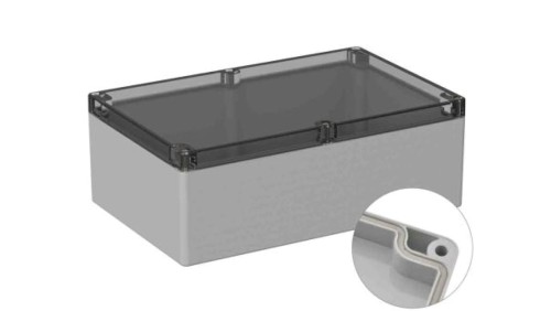 Obudowa ogólnego użytku ekranowana Szary IP66 Silikon, 160.3 x 240.3 x 90mm, RS PRO 5U2